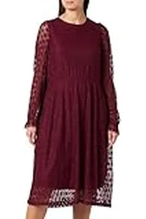 ONLY Caremila LS Lace Dress Jrs Vestido Corto, , 50-52 Grande Mujeres