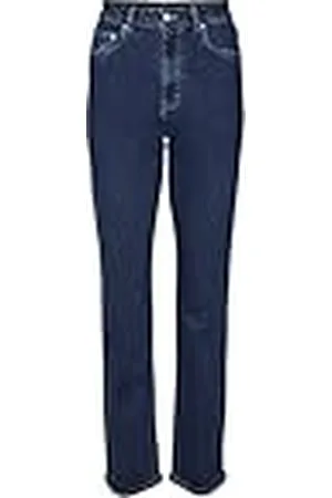 VERO MODA Vmdrew HR Straight Jeans Gu3130 Ga Noos, , 27W x 34L para Mujer