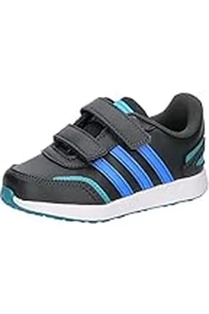 adidas VS Switch 3 Lifestyle Running Hook and Loop Strap Shoes, Zapatillas para Correr Unisex bebé, Carbon/Bright Royal/Arctic Fusion, 19 EU