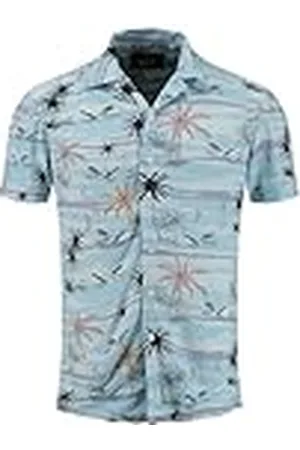Key Largo KEYLARGO Klsandbanks 1/2 Patterned Camisa, Azul ártico (1230), XXL Hombres