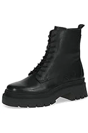 Caprice 9-25230-41, Botines de tacón con cordones para Mujer, Negro (Black Nappa), 36 EU
