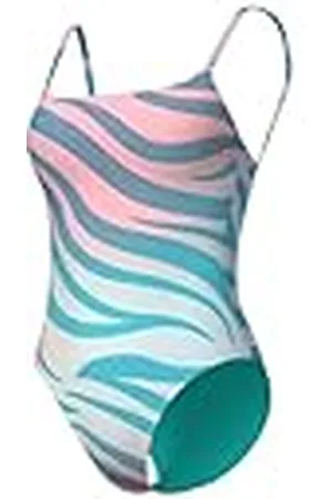 Arena Water Prints Bañador Mujer, Traje De Baño en Tejido Elástico Reciclado de Secado Rápido, Bañador para Playa y Piscina con Forro y Copas Extraíbles