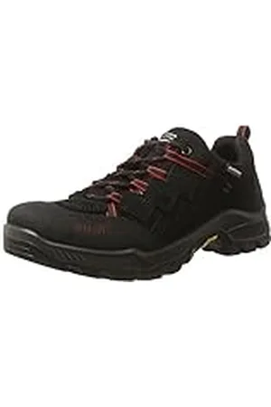 Alpina 680377, Zapatos de Low Rise Senderismo Hombre, Schwarz (Schwarz), 42 1/9