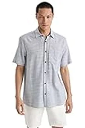 DeFacto Z3004AZ Camisa túnica, , S de los Hombres