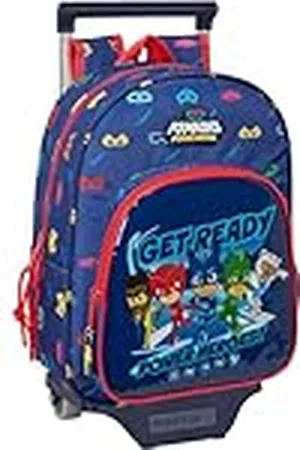 Safta PJMASKS READY - Mochila Infantil con Carro 705, Ideal para Niños de Diferentes Edades, Cómoda y Versátil, Calidad y Resistencia, 26x11x34 cm, Color