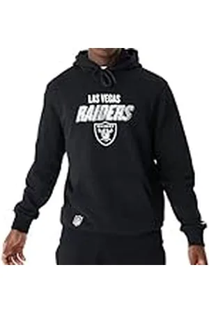 New Era NFL Script Graphic Hoody LASRAI BLKWHI Las Vegas Raiders, Sudadera con Capucha Masculino