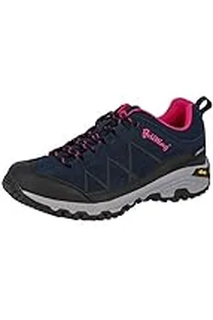 BRUTTING Kansas, Zapatos de Low Rise Senderismo Mujer, Azul (Marine/Pink Marine/Pink), 37 EU