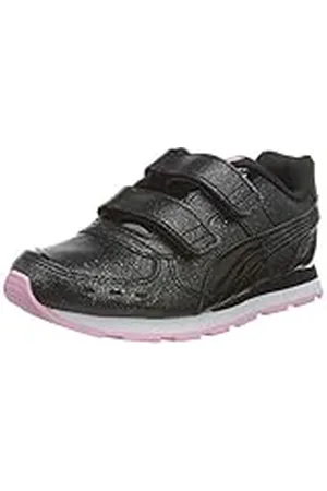 PUMA Vista Glitz V Inf, Zapatillas Deportivas Niñas, Black, 25 EU