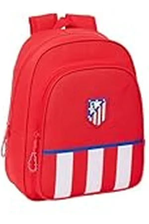 Safta ATLÉTICO DE MADRID - Mochila Escolar Infantil, Ideal para Niños de Diferentes Edades, Cómoda y Versátil, Calidad y Resistencia, 27x10x33 cm, Color