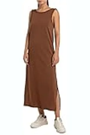 Replay Vestido de algodón para mujer, marrón (Brandy 524), XL