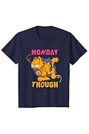 Garfield Niños Monday aunque niños Camiseta