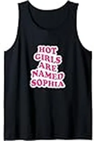 Original Cheddar Las chicas calientes se llaman Sophia Camiseta sin Mangas