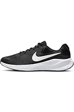Nike Revolution 7, Zapatillas para Correr de Carretera Hombre, Black/White, 39 EU