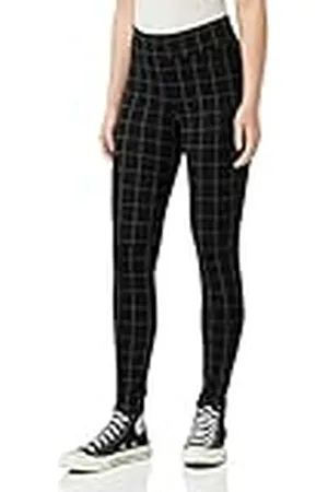 Urban classics Ladies Check High Waist Leggings, , 48 (Talla del Fabricante: XXX-Large) para Mujer