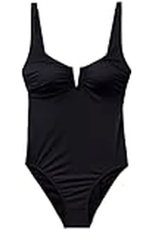 Benetton Costume Intero 3p5h5i055 Traje de baño de una Sola Pieza, Negro 700, XL Mujeres