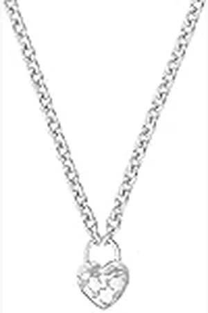 JOOP! Collar con colgante collar de de ley 925 para señoras, 42+3 cm, , corazón, Viene en caja de regalo de joyería