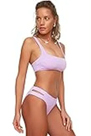 Trendyol Mujer Cintura Normal Trotter Bikini Bottom Bañadores, , 36