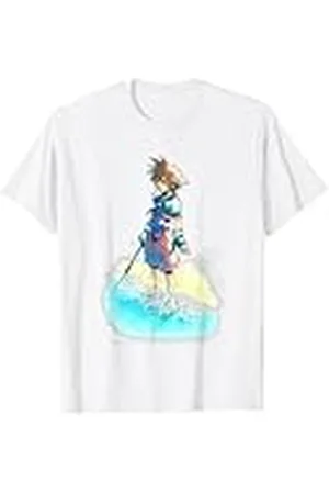 Disney Kingdom Hearts Sora Beach Sketch Camiseta