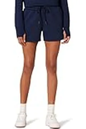 Amazon Pantalones cortos de deporte de talle alto de 10,16 cm con corte estándar Mujer, , XL