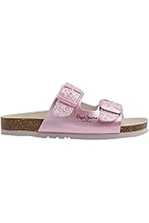 Pepe Jeans OBAN Couple G, Sandalias, Rosa (Rosa Lavada), 34 EU