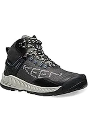 Keen NXIS EVO Mid Waterproof, Botas para Senderismo Hombre, Magnet/Bright Cobalt, 40.5 EU