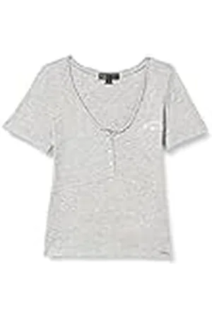 IKKS Tee-Shirt Chiné À Message et Cœur Brodé Xu10084.24 Camiseta, Gris chinado Medio, 12 Años para Niños
