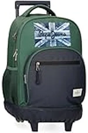 Pepe Jeans Jebb Mochila Compact 2 Ruedas 33x44x21 cms Poliéster 30,49L by Joumma Bags