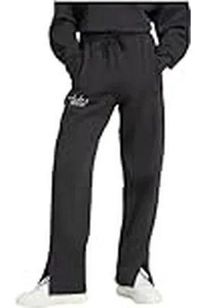 adidas Mujer Signature Graphic Embroidery Fleece Straight Leg Pant, , M