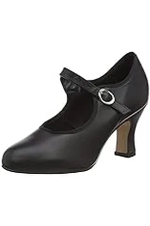Freed Of London SHOW3, Zapatillas de Baile Mujer, Black, 18 EU