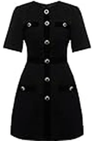 Swing Sylvie_Czarna Vestido de cóctel, , 38 Mujeres