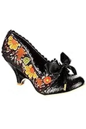 Irregular Choice Llamadas de caídas, Oxford Mujer, Black, 40 EU