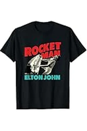 Elton John X Rocketman - Piano, color negro Camiseta