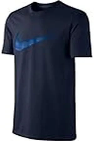 Nike M NSW tee Hangtag Swoosh Camiseta de Manga Corta, Hombre, Azul (Dark Obsidian/Varsity Royal), S