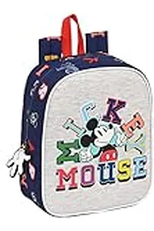 Safta M232 MICKEY MOUSE Only One - Mochila Infantil, Mochila Niño, Mochila Escolar, Adaptable a Carro, Ideal para Guardería, Cómoda y Versátil, Calidad y Resistencia, 22x10x27 cm, Color , Unisex niños, , Estándar