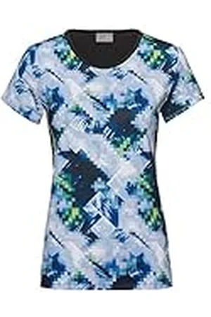 Head MIA Camiseta, Mujer, Sky Blue/Black, XS