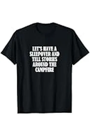 Statement Blend Vamos a tener una fiesta de pijamas y contar historias alrededor de la fogata Camiseta