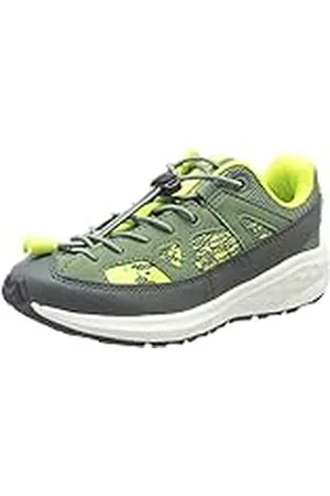 Jack Wolfskin Vili Low K, Zapatillas para Caminar, Hedge Green, 39 EU