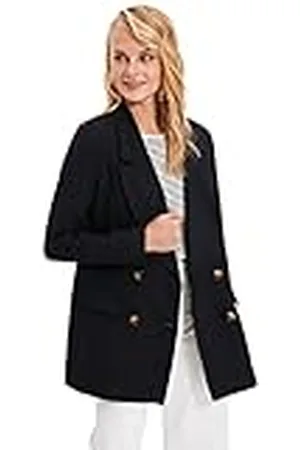 Trendyol Damen Regular Zweireihig Plain Webstoff Blazer Abrigo, , 34 De Las Mujeres