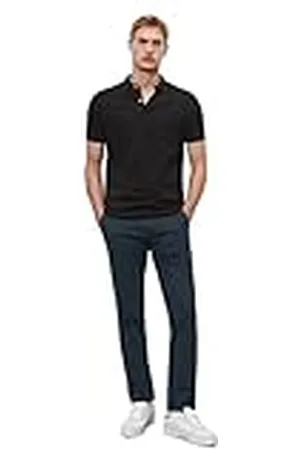 Marc O’ Polo Marc OߴPolo Hombre Polo de manga corta de tejido elástico Shaped fit, (Black), XXL