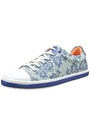Desigual Supper Happy Decoflowers, Zapatillas Mujer, Azul (Blue 5098), 40 EU
