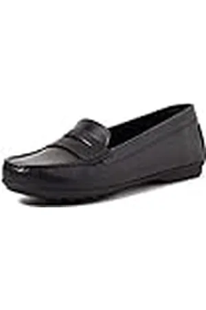 Geox D Elidia A, Mocasines para Mujer, (Black), 36 EU