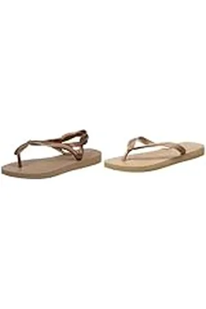 Havaianas Luna, Sandalias Mujer, Rose Gold Rose Gold, 41/42 EU Top Tiras, Chanclas para Mujer, Dorado (Rose Gold), 41/42 EU