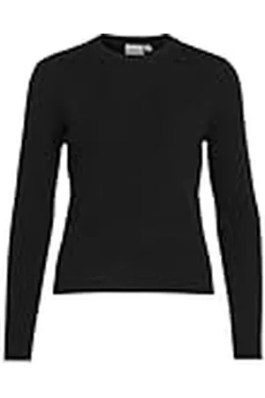 VILA Vicomfy O-Neck L/S Knit Top-Noos Jersey de Punto, , S para Mujer