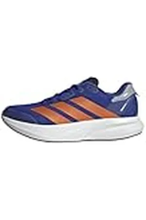 adidas Duramo Speed 2 Running Shoes, Zapatillas para Correr Hombre, Lucid Blue/Impact Orange/halo Silver, 39 1/3 EU