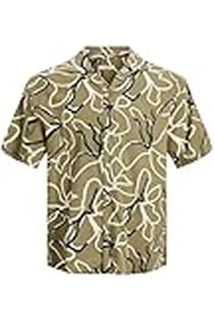 JACK & JONES Jprblatropic Resort-Camiseta de Manga Corta Camisa, , M para Hombre