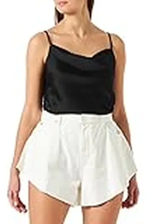 Pinko Calma Shorts Bull Bañador, Z04_Bianco Brill, 28 para Mujer