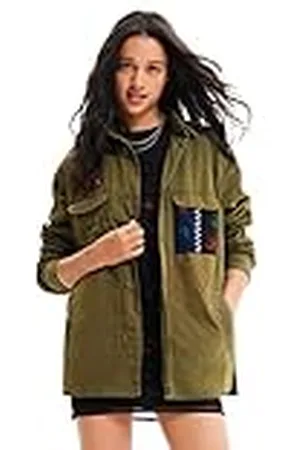 Desigual Chaq_Bear, 4009 Green Bottle Parka, , L para Mujer