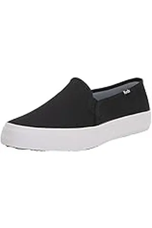 Keds Double Decker Canvas SMU, Zapatillas Mujer, Black, 40.5 EU