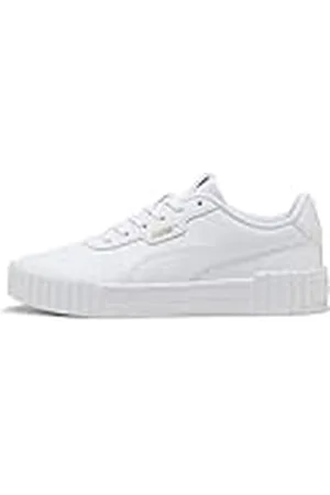 PUMA Carina 3.0, Zapatillas Mujer, White Gold, 42.5 EU