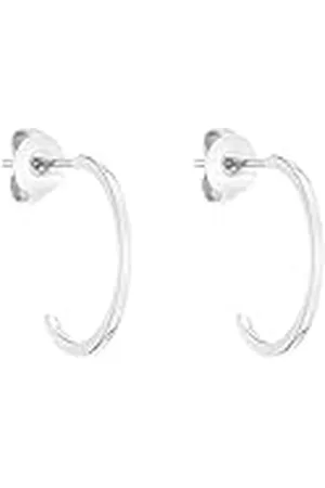 Tamaris Pendientes de aro, 1,8 cm, Acero inoxidable, Sin piedras preciosas